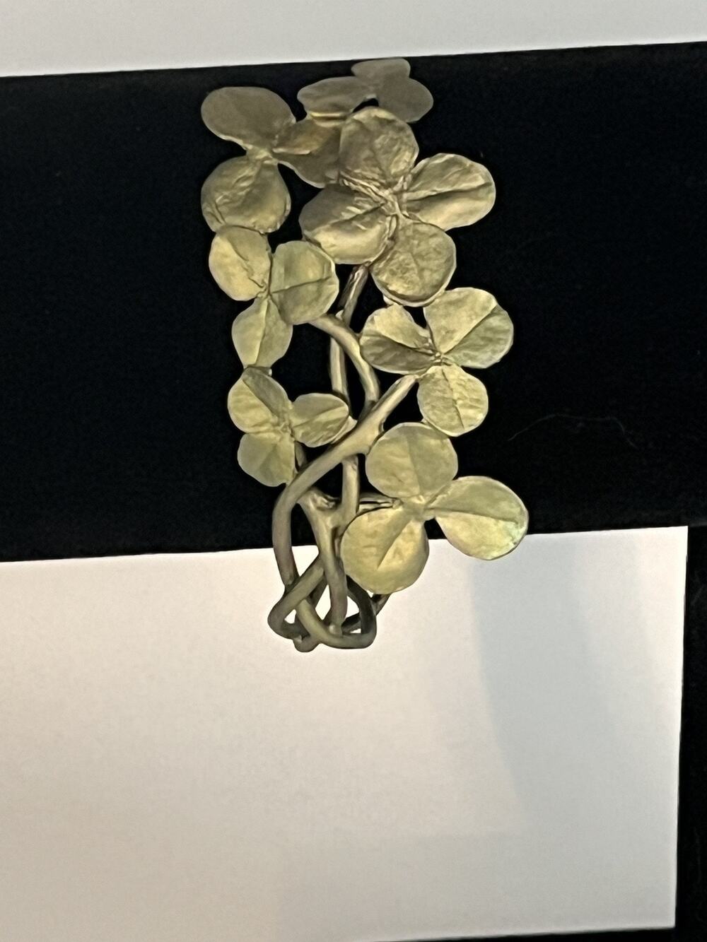 Michael Michaud Clover Cuff Bracelet